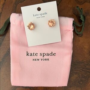 Kate Spade Sparkling Peach Earrings